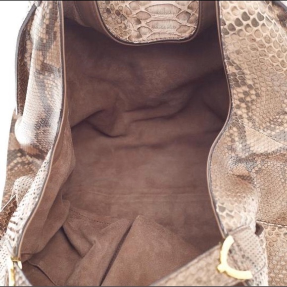 GUCCI Python Stirrup Large Tote - Picture 6 of 7